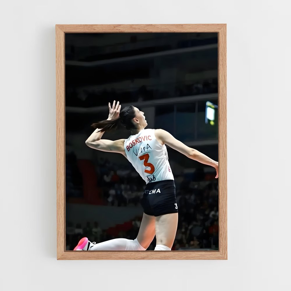 Poster Tijana boskovic euphorique – affiche Volleyball (vue 4)